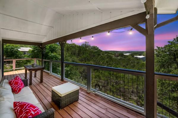 Twilight over the Hill Country from the main deck
