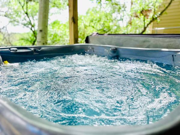 Hot tub, available year round